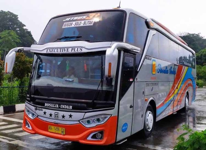 Bus Rosalia Indah Executive: Fasilitas dan Rute
